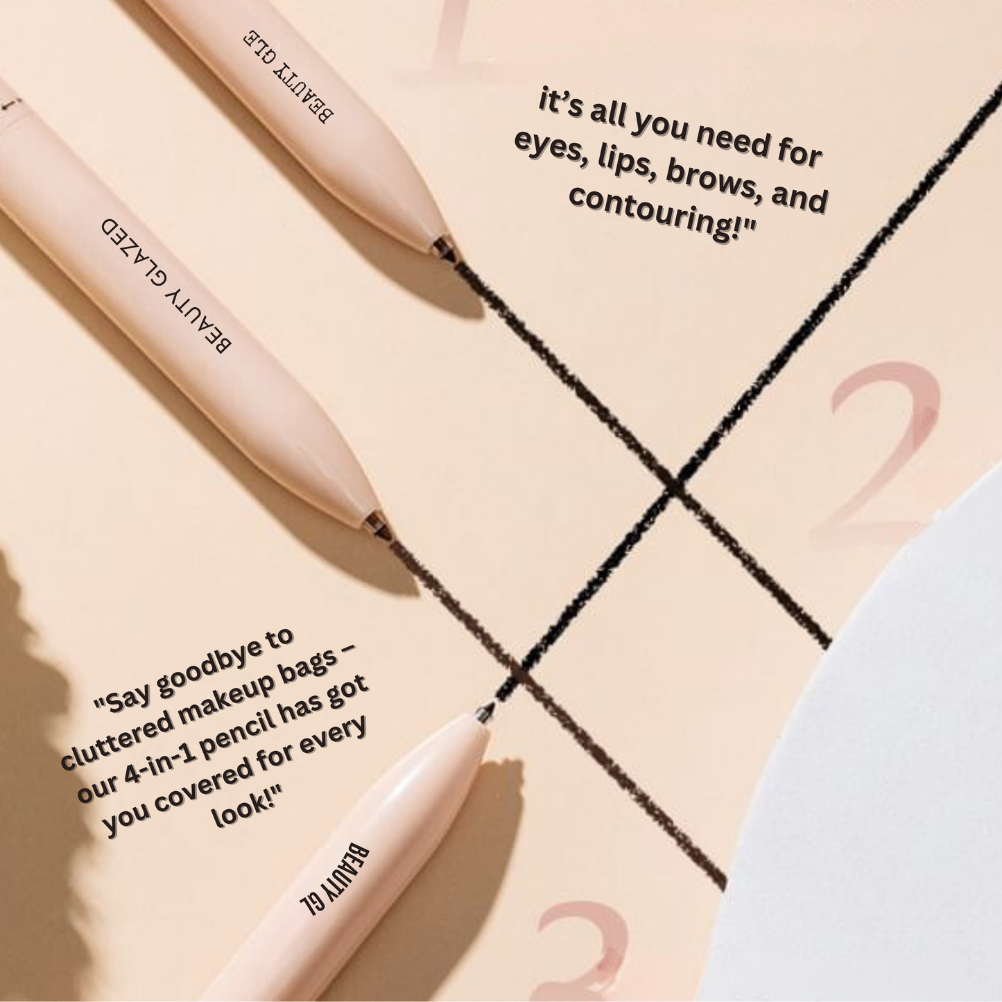 PENTAGLAM - 4 in 1 makeup pencil