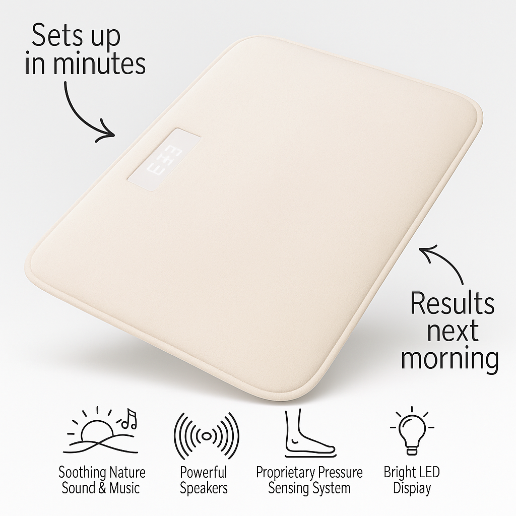 FootWake™ – Your feet are the alarm clock.