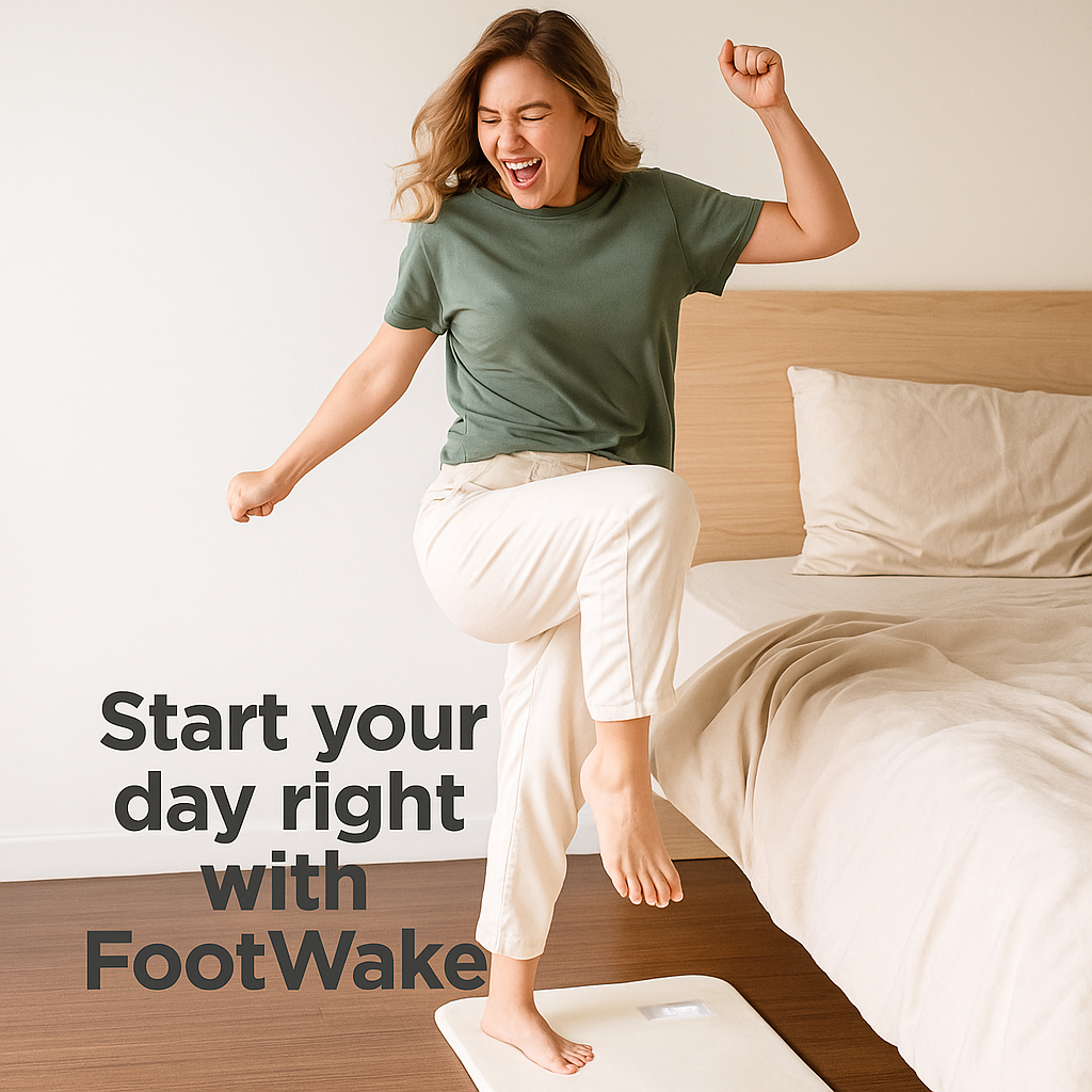 FootWake™ – Your feet are the alarm clock.