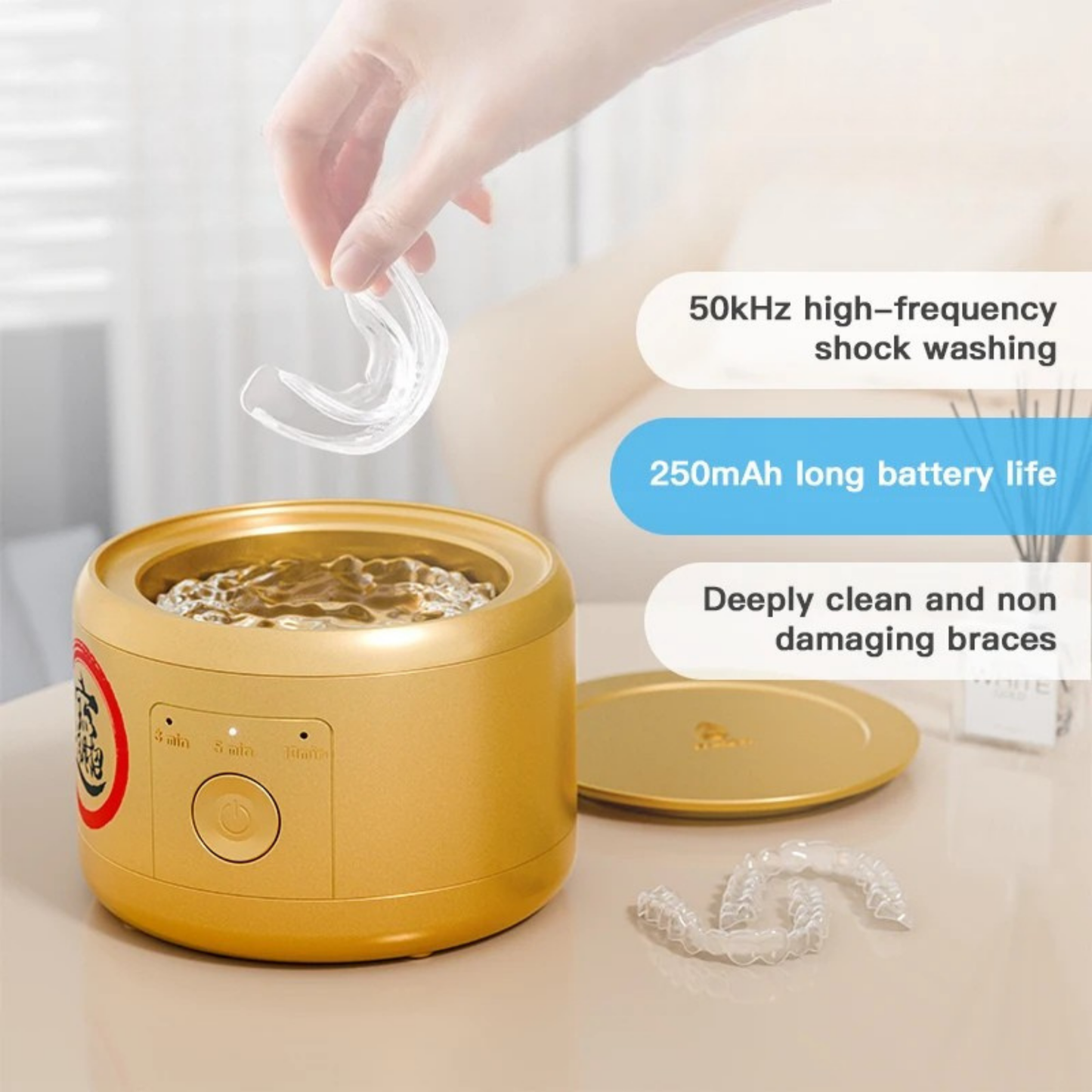 Ultrasonic Automatic Denture Cleaner