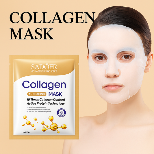 10pcs Anti-wrinkle Collagen Face Mask Moisturizing Anti-aging Repair Brightening skincare Face Sheet Mask Facial Masks Skin Care