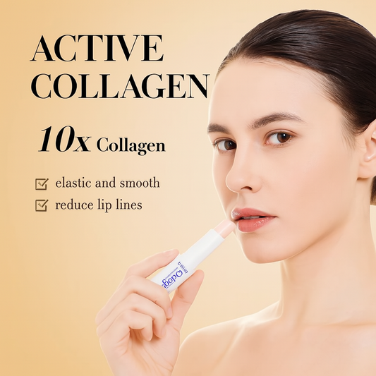 SADOER Collagen Lip Balm Moisturizing Anti Cracking Brightening  Repair Nourishing Hydrating Lipstick Lips Skin Care Products