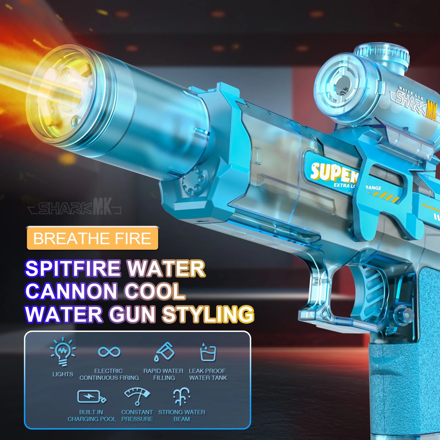 BlazeShot™- Unleash the Firepower of Water